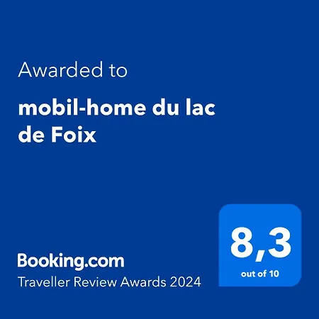 Mobil-Home Du Lac De Foix Exterior photo